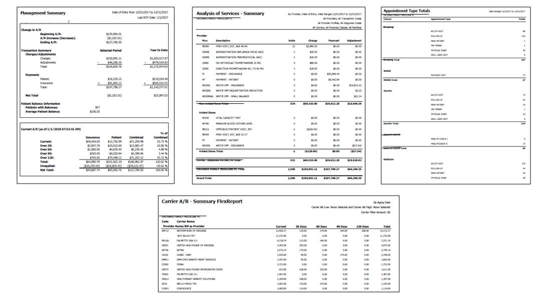 Sample Monthly Reports